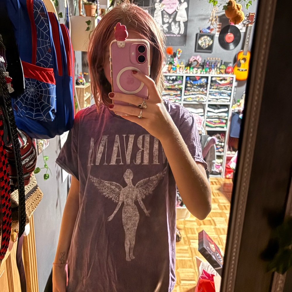 NIRVANA Dark Purple Tee